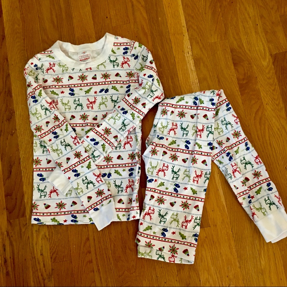 Hanna Andersson Christmas Pajamas Size 140